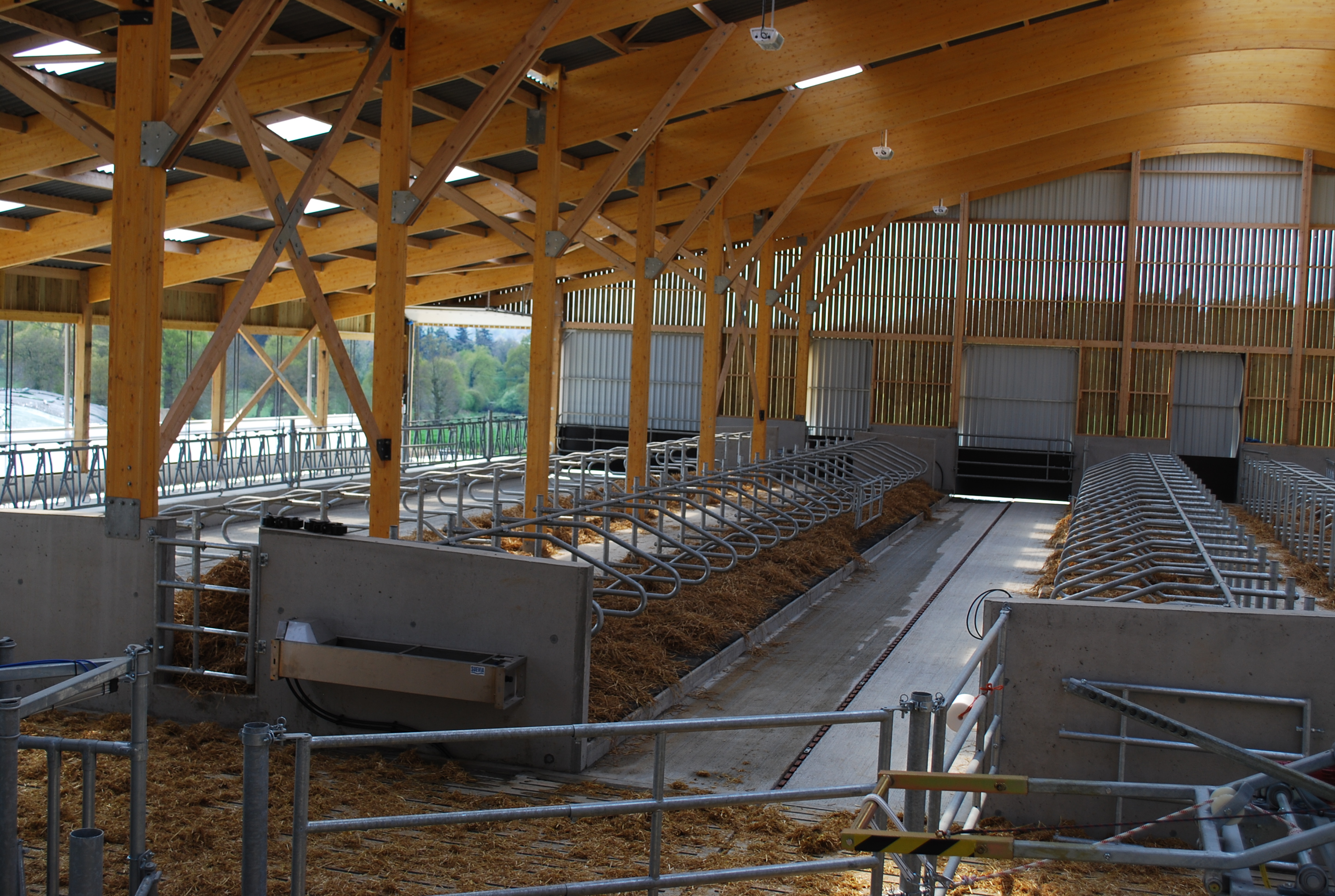 Charpente lamellé-collé